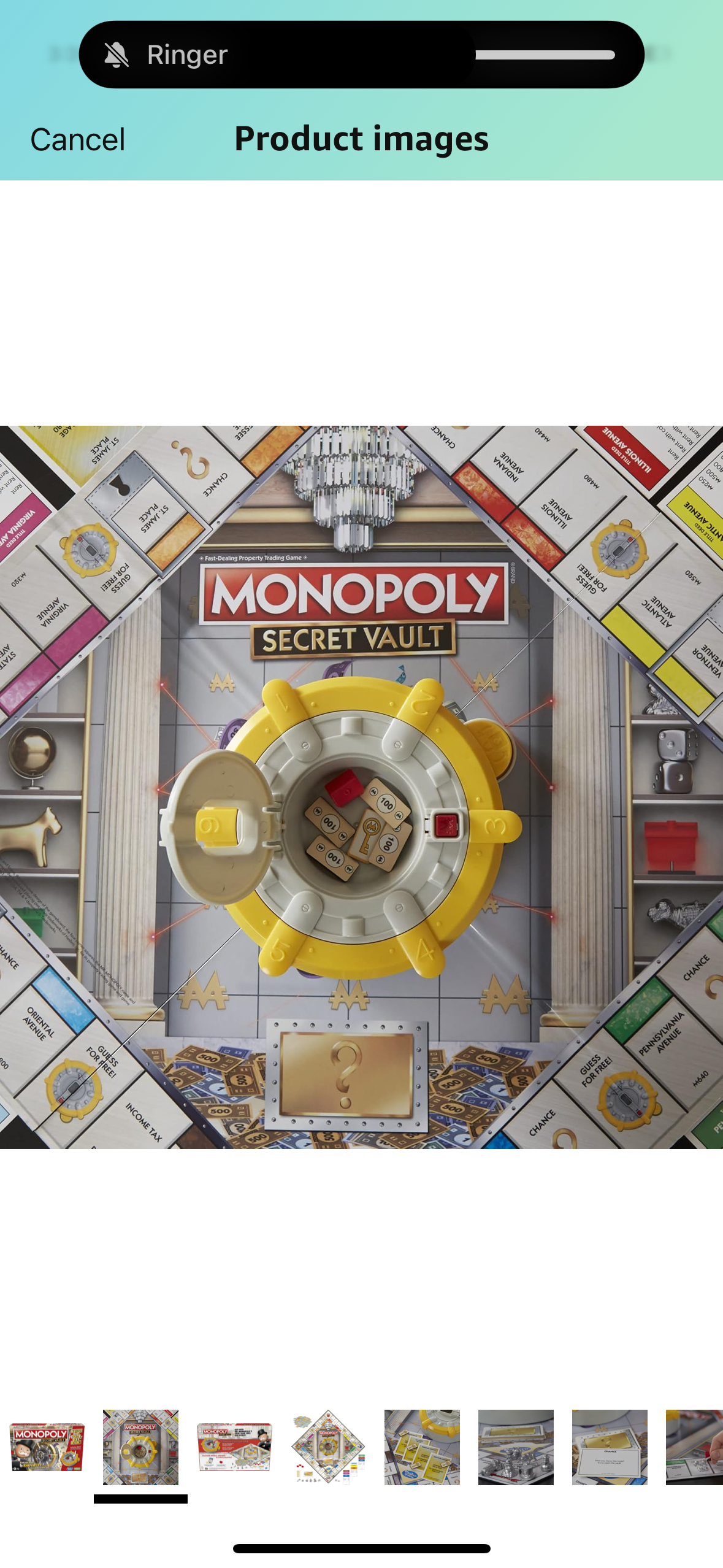 Monopoly Secret Vault Board Game for Kids Ages 8 and Up, Family Board Game for 2-6 Players