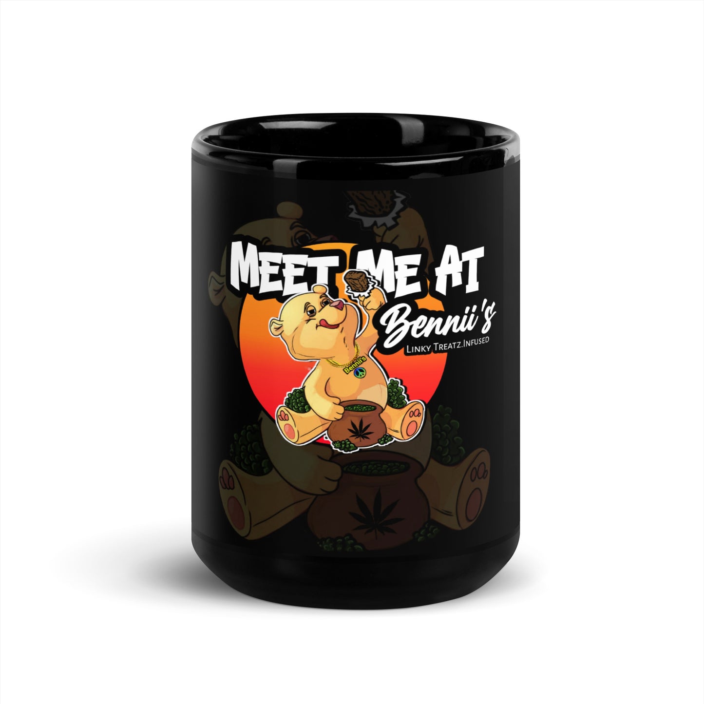 LINKY BLK MUG - MEET ME AT BENNIIS