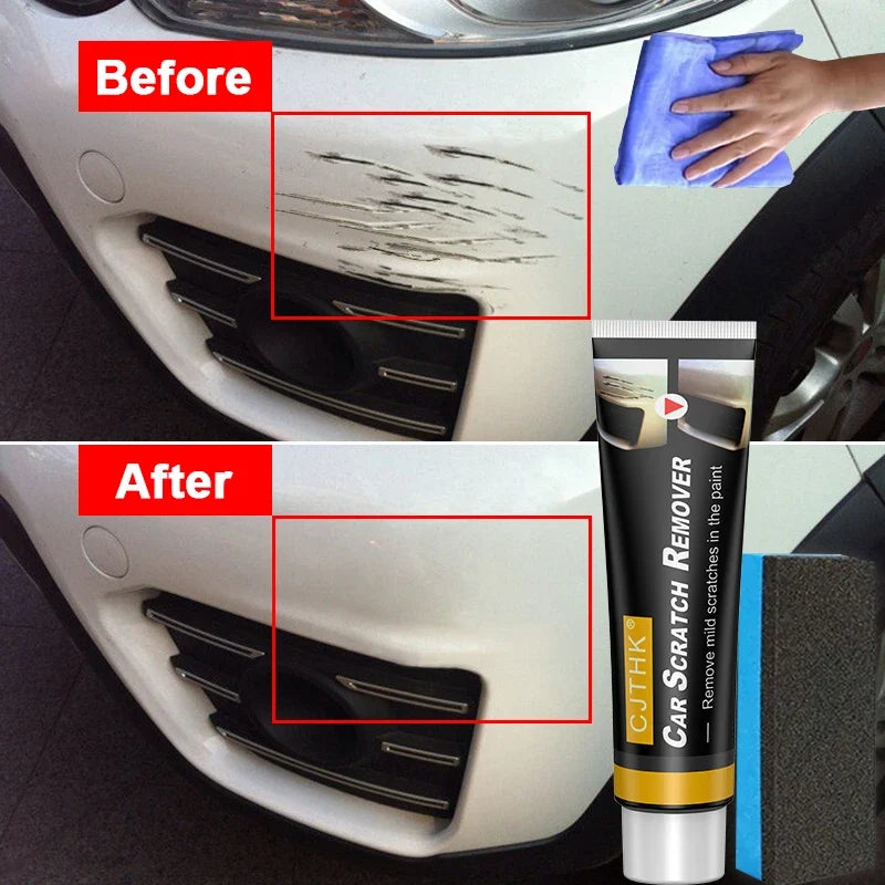 Aliexpress Ultimate Car Scratch Eraser Kit with polishing pads and cleaning tools for removing car scratches and paint imperfections.